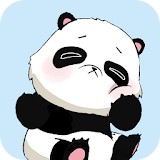 Cute Panda Emoji Keyboard Sticker icon