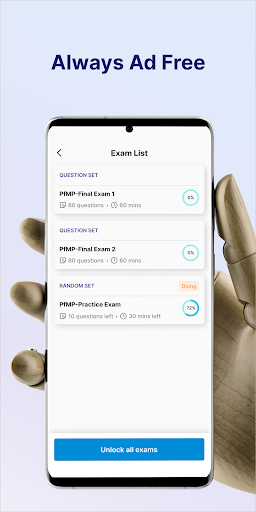 PfMP Exam Simulator Screen 3
