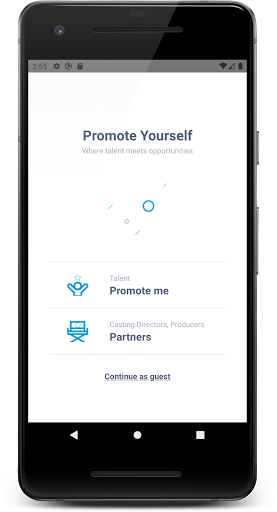 Android application Promote Yourself screenshort