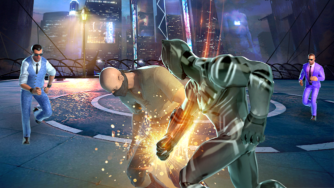 #3. Panther superhero city battle (Android) By: Bitbox Gamers