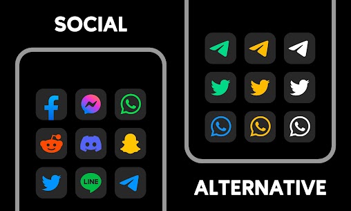 MiPlus Black Icon Pack APK (Patched) 4