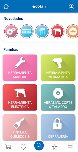 Android application Cofan Store screenshort