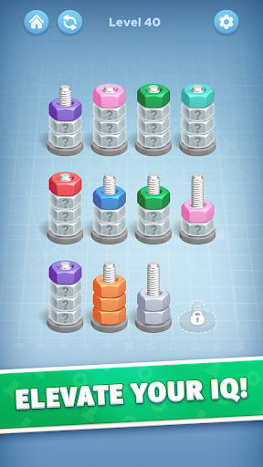 Nut Color Game - Sort Puz 3D 2