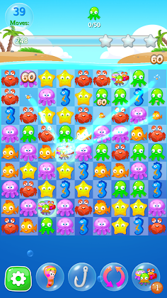 Happy Fish Ocean Match 3 Mania - Screenshot 2