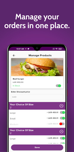 Android application patpatGO Merchant screenshort