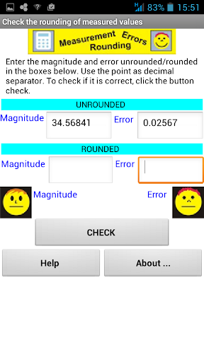 Check Rounding Measurement Screen 2