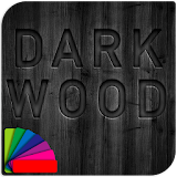 Dark Wood Theme with Icons icon