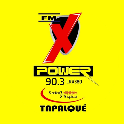 FM X Power 90.3 mhz Tapalque logo