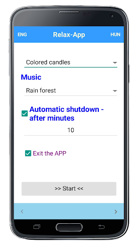 Android application Relax - App screenshort