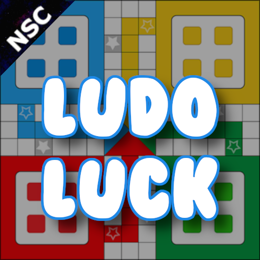 Ludo Luck : A classic game logo