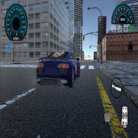 Electric American Police Sports Car Police Game