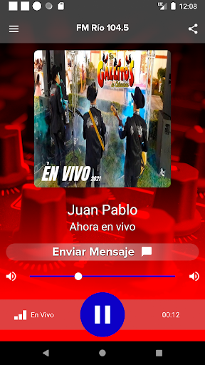 Android application Fm Rio 104.5 screenshort