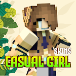 Cover Image of Télécharger Casual Girl Skin for Minecraft 4.0 APK
