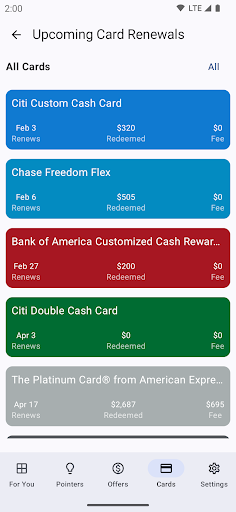 CardPointers: Maximize Rewards 7