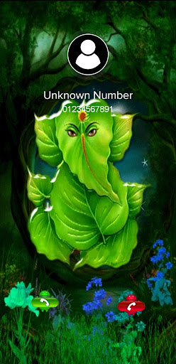 Android application Ganapati Bappa Theme Caller ID screenshort