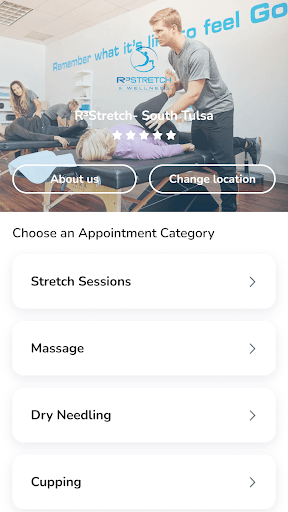 Android application R3 Stretch screenshort