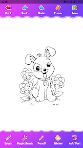 Puppy Dog Coloring Game