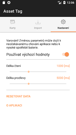 ASSET Tag Screen 3