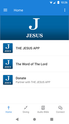 Android application The Jesus App screenshort