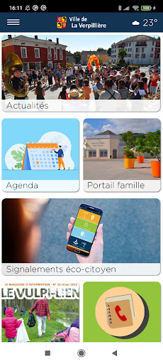 Android application Ville de La Verpillière screenshort