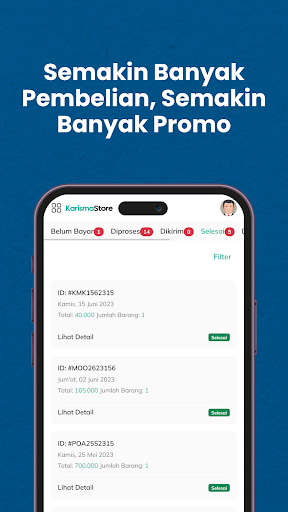Android application KARISMA STORE screenshort