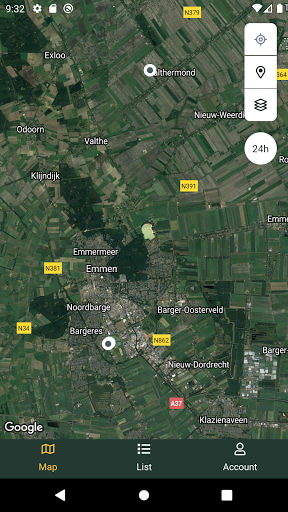 Android application Dacom Weather screenshort