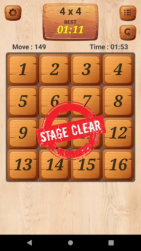 X Slide Puzzle Screen 3