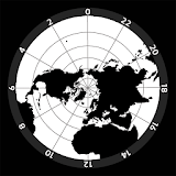 MapClock - Simple world clock icon