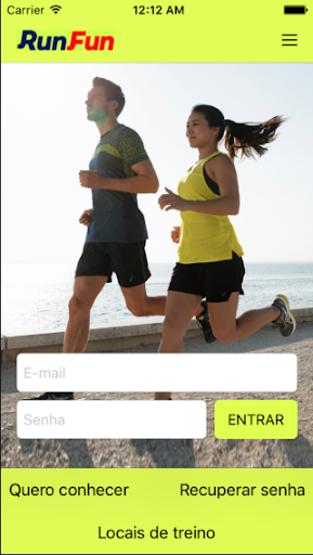 Android application RunFun screenshort
