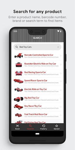 Barcode Lookup Screen 3