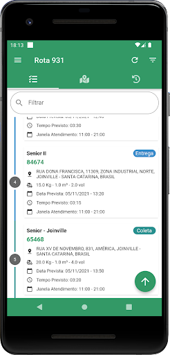 Senior Gestão de Entregas Screen 3