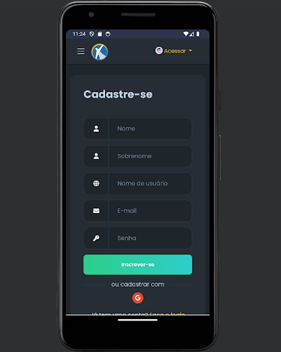 Android application Araripina social networking screenshort