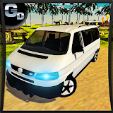 Camping Van Truck Driving Simulator to Beach Party icon