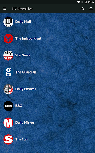 Android application UK News Live screenshort