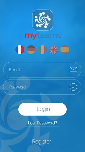 Android application MyTeams screenshort