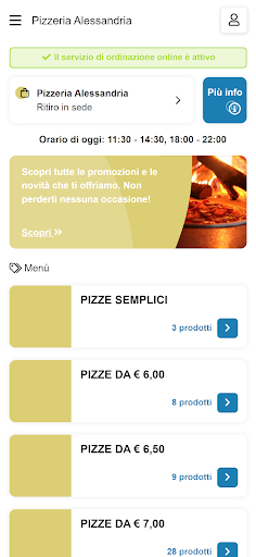 Pizzeria Alessandria Screen 2
