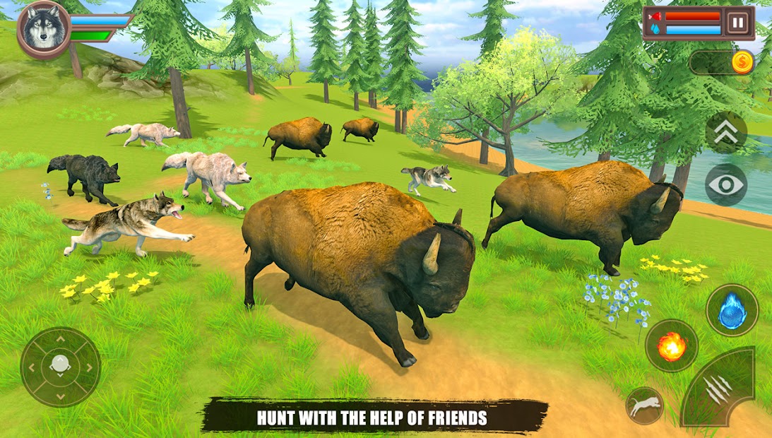 Screenshot 4 Wolf Simulator: Animal Tales android