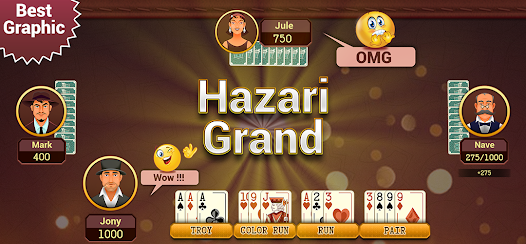 Hazari Grand- 1000 Points Game 1.0002 APK + Mod (Unlimited money) إلى عن على ذكري المظهر