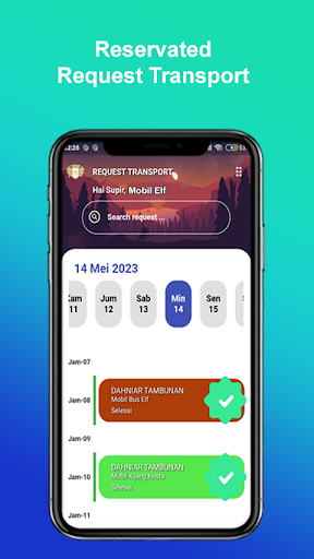 Request Transport Screen 2