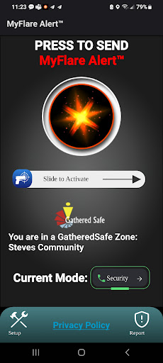 MyFlare Alert Screen 3