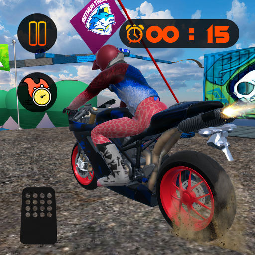 spider bike stunt 3D