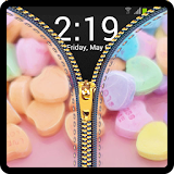 Zipper Lock Screen For Girls icon