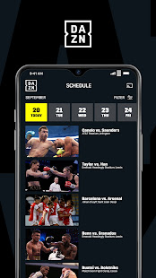 DAZN: Stream Live Sports Varies with device screenshots 2