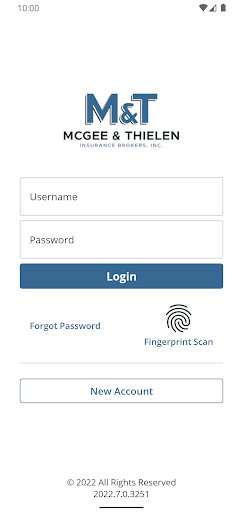 Android application McGee & Thielen Online screenshort