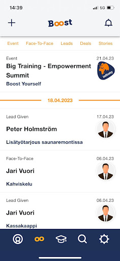 Android application Boost Global screenshort