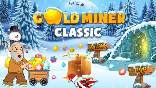 Gold Miner Classic: Gold Rush - Mine Mining Games screenshots 1