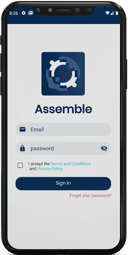 Android application Assemble screenshort