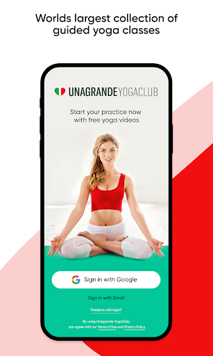 Android application Yoga Club – online yoga videos screenshort