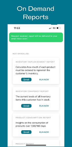 Larson Managed Inventory Screen 2