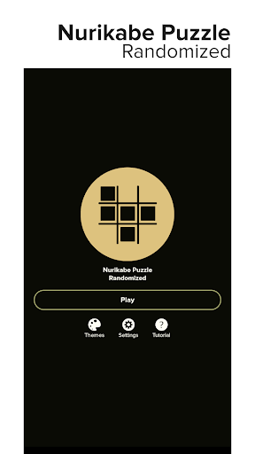 Android application Nurikabe Puzzle - Randomized screenshort